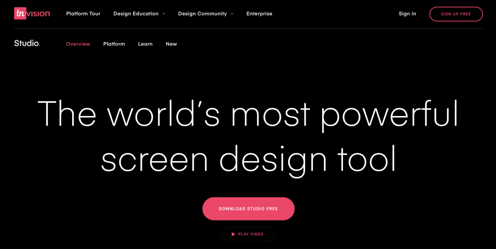 Web Design Tools Review: Invision Studio