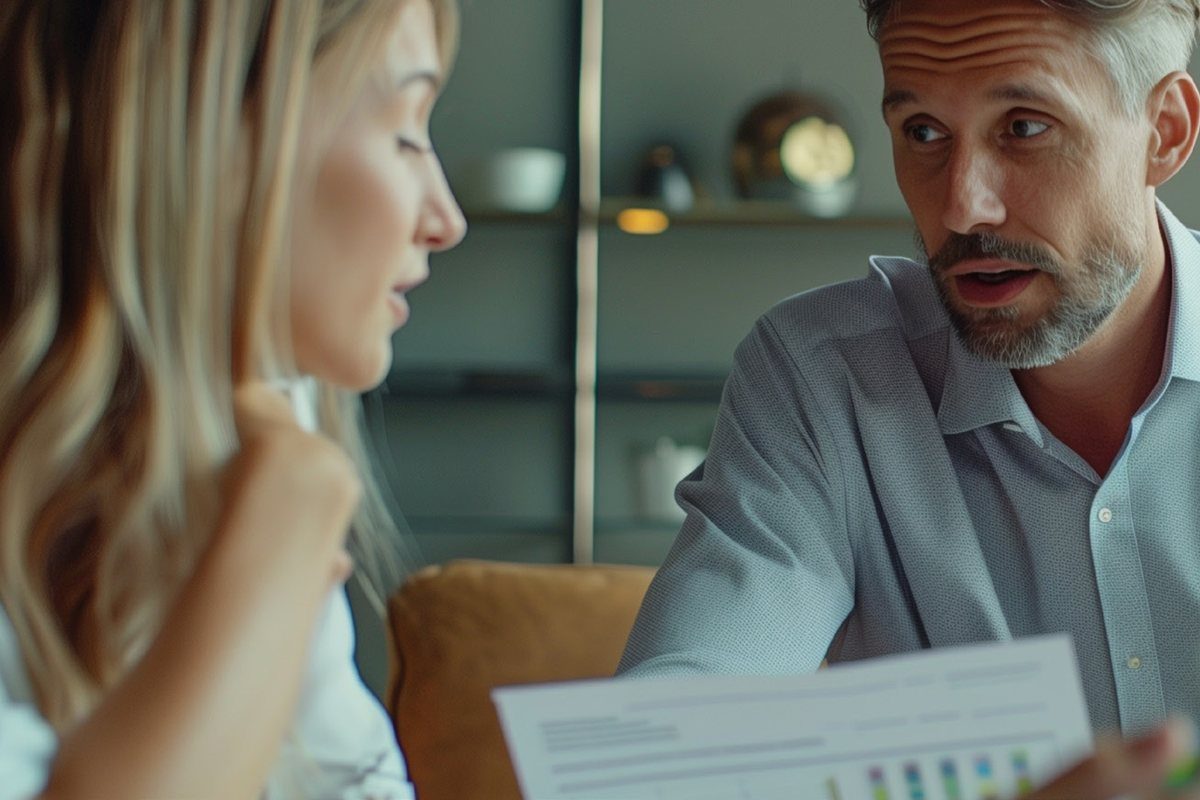DWC admissions advisor reviewing a training plan with a client