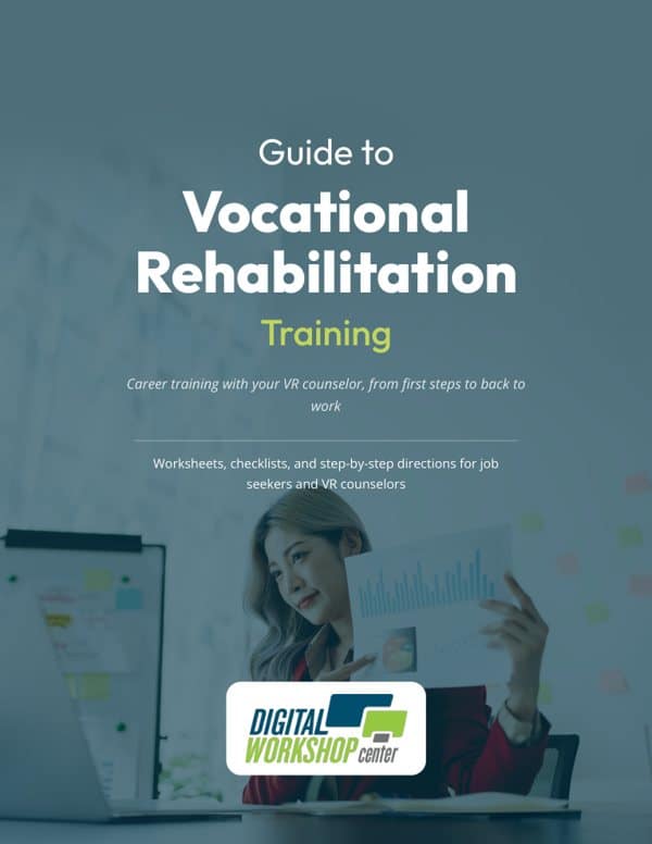 Cover of the DWC Guide to Vocational Rehabilitation Training